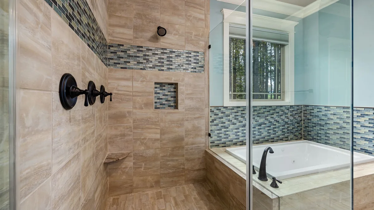 Freestanding tub installed in a Fulshear, TX bathroom